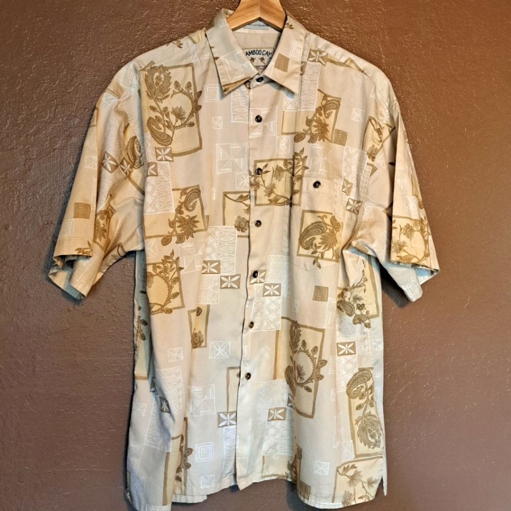 Large Bamboo Cay Hawaiin Shirt